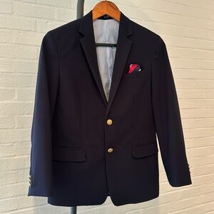 Boys Izod Blazer Size 14 - Navy